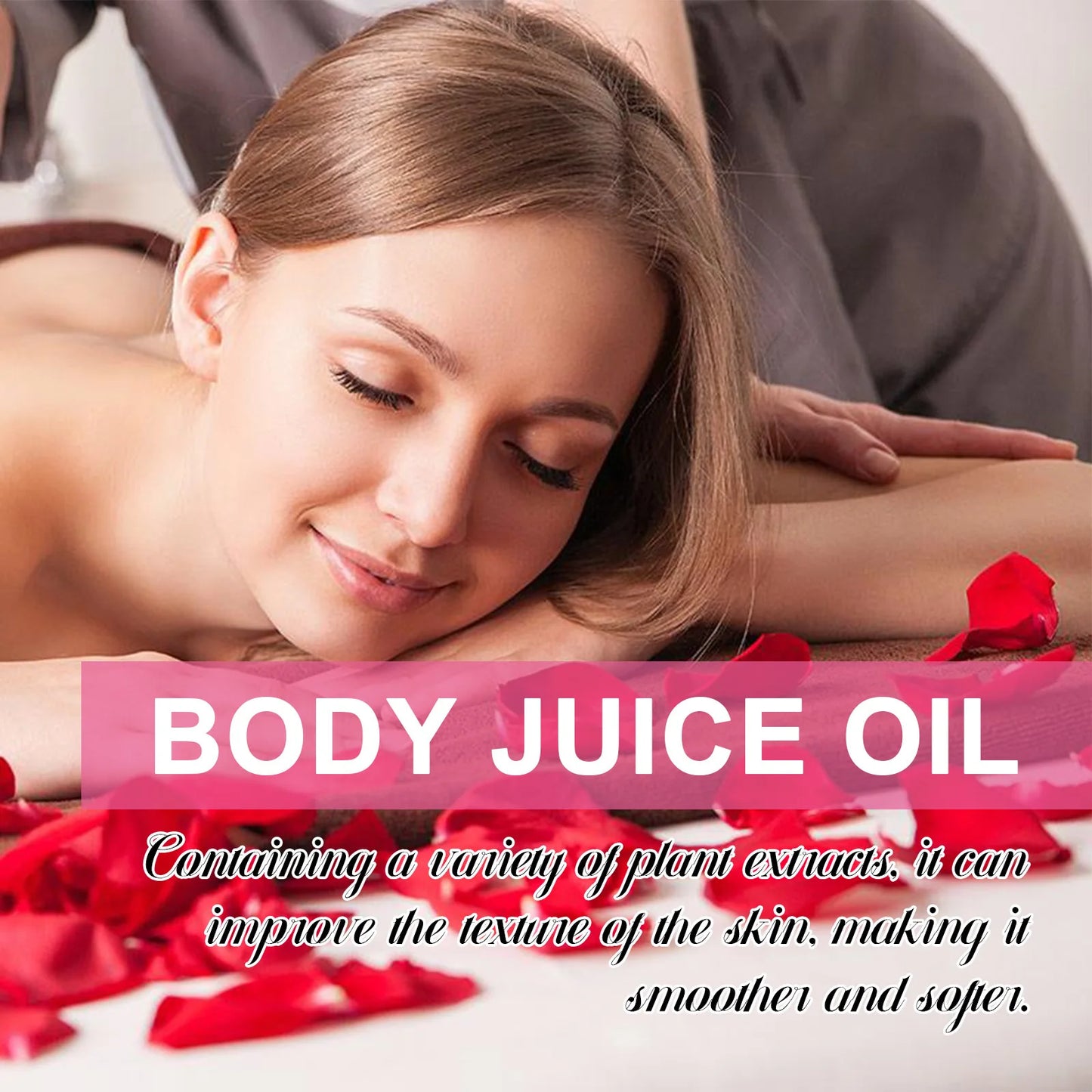 West&Month 120ml Body Juice Massage Oil Strawberry Serum Body Drops Oil Moisturize Body Smooth Aromatherapy Glow Relieve Dry