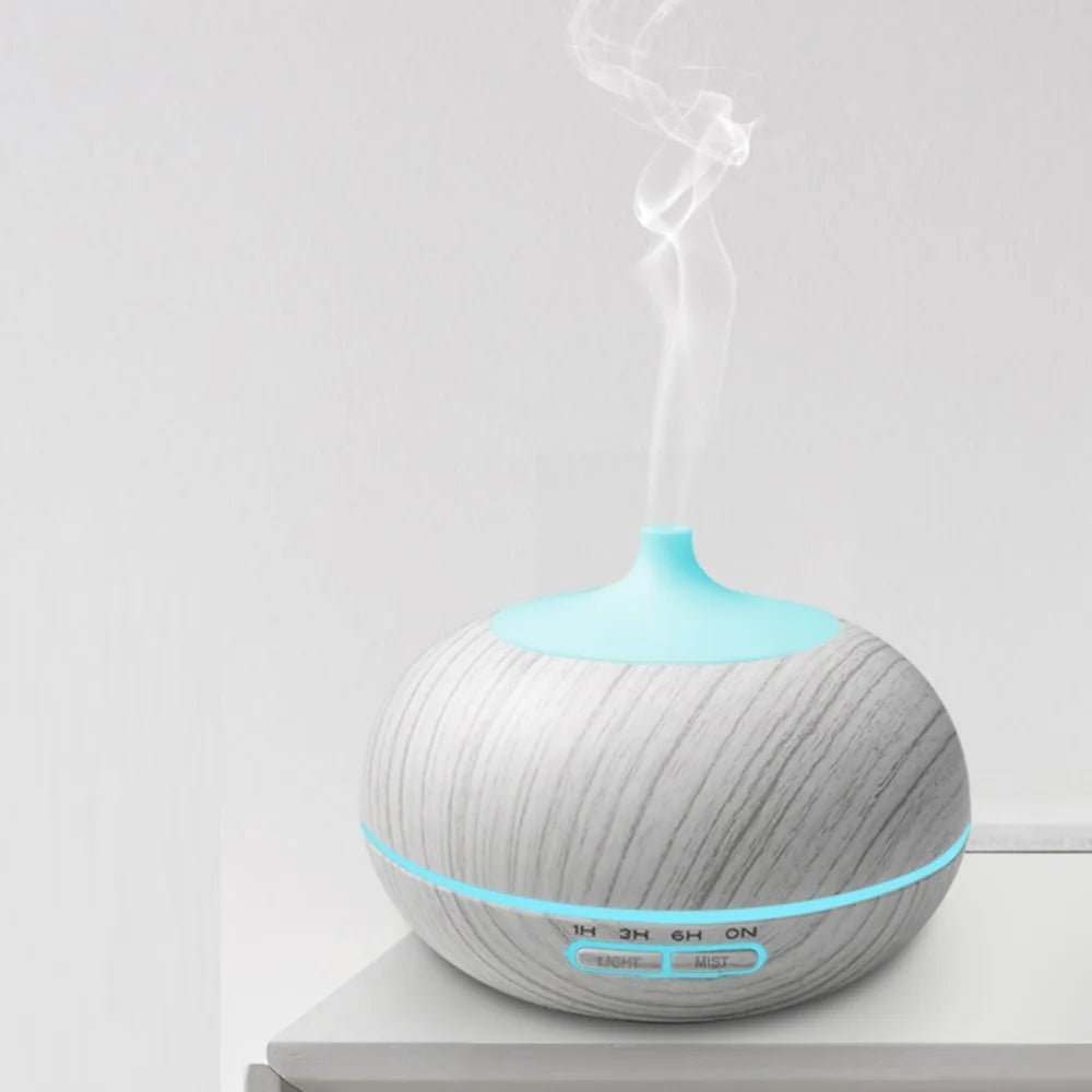 Essential Oil Air Humidifiers for home 500ml with colorful lights Household appliances air purifier aromatherapy machine