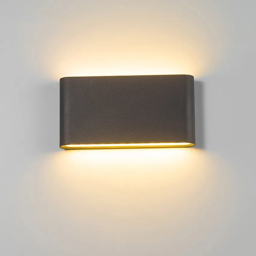 6W 12W Outdoor Indoor LED Wall Lamp Up Down Lighting for Garden Sconce Corridor Aisle Terrace Courtyard