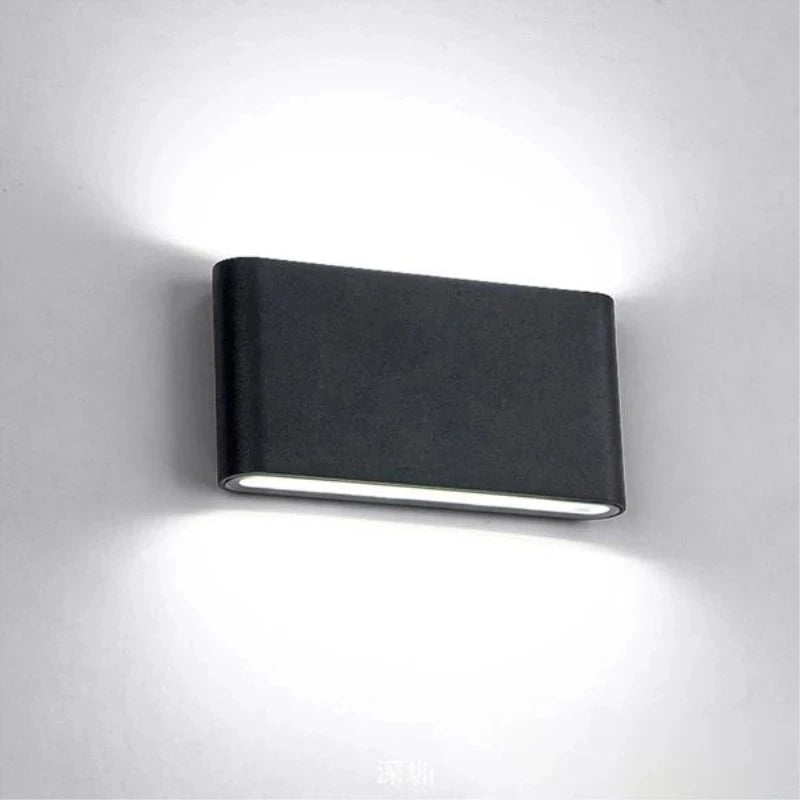 6W 12W Outdoor Indoor LED Wall Lamp Up Down Lighting for Garden Sconce Corridor Aisle Terrace Courtyard