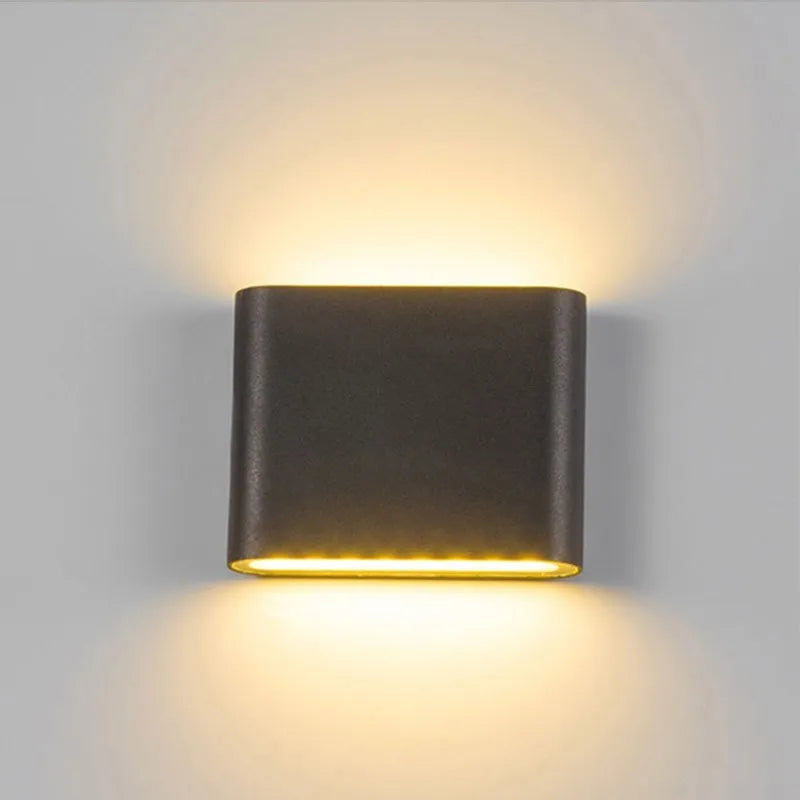 6W 12W Outdoor Indoor LED Wall Lamp Up Down Lighting for Garden Sconce Corridor Aisle Terrace Courtyard