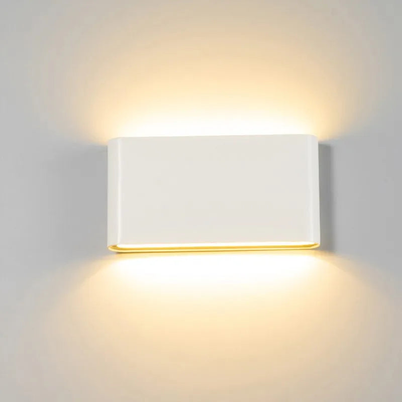 6W 12W Outdoor Indoor LED Wall Lamp Up Down Lighting for Garden Sconce Corridor Aisle Terrace Courtyard