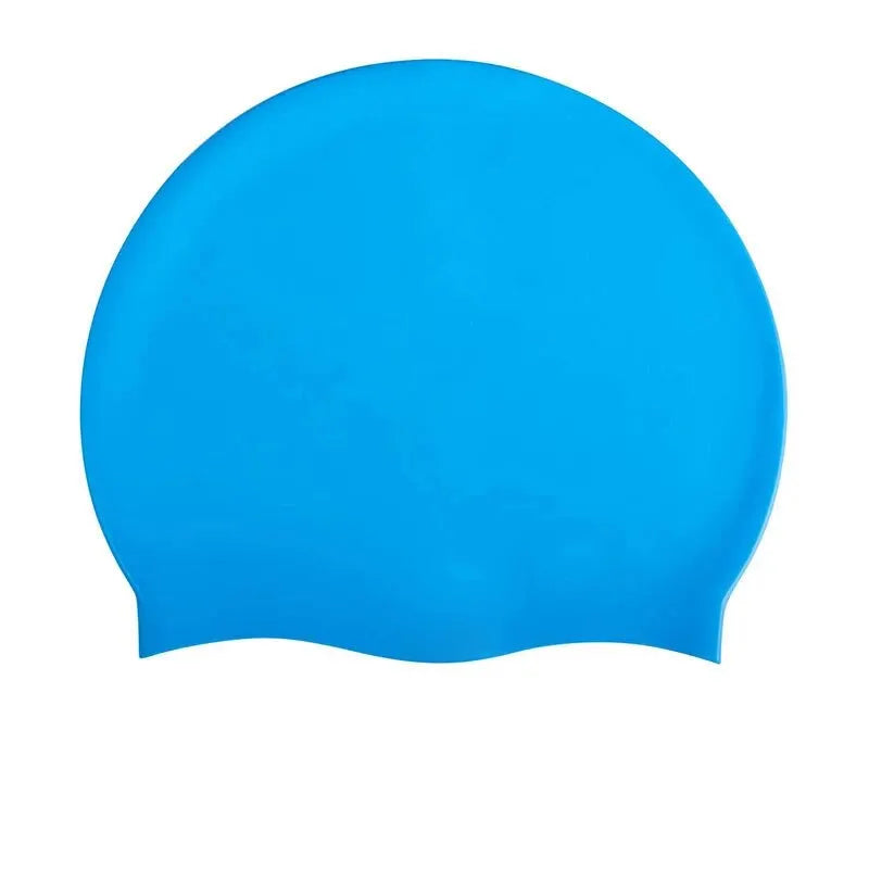 Silicone Waterproof Swim Hat for Adult Kids Long Hair Pool Caps Diving Equipment Elastic Caps