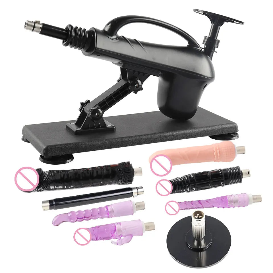 New Wireless Control Sex Machine for Woman Adjustable Masturbating Pumping SexTooys for Men Adult Toys Upgrade Vibrator Dildo