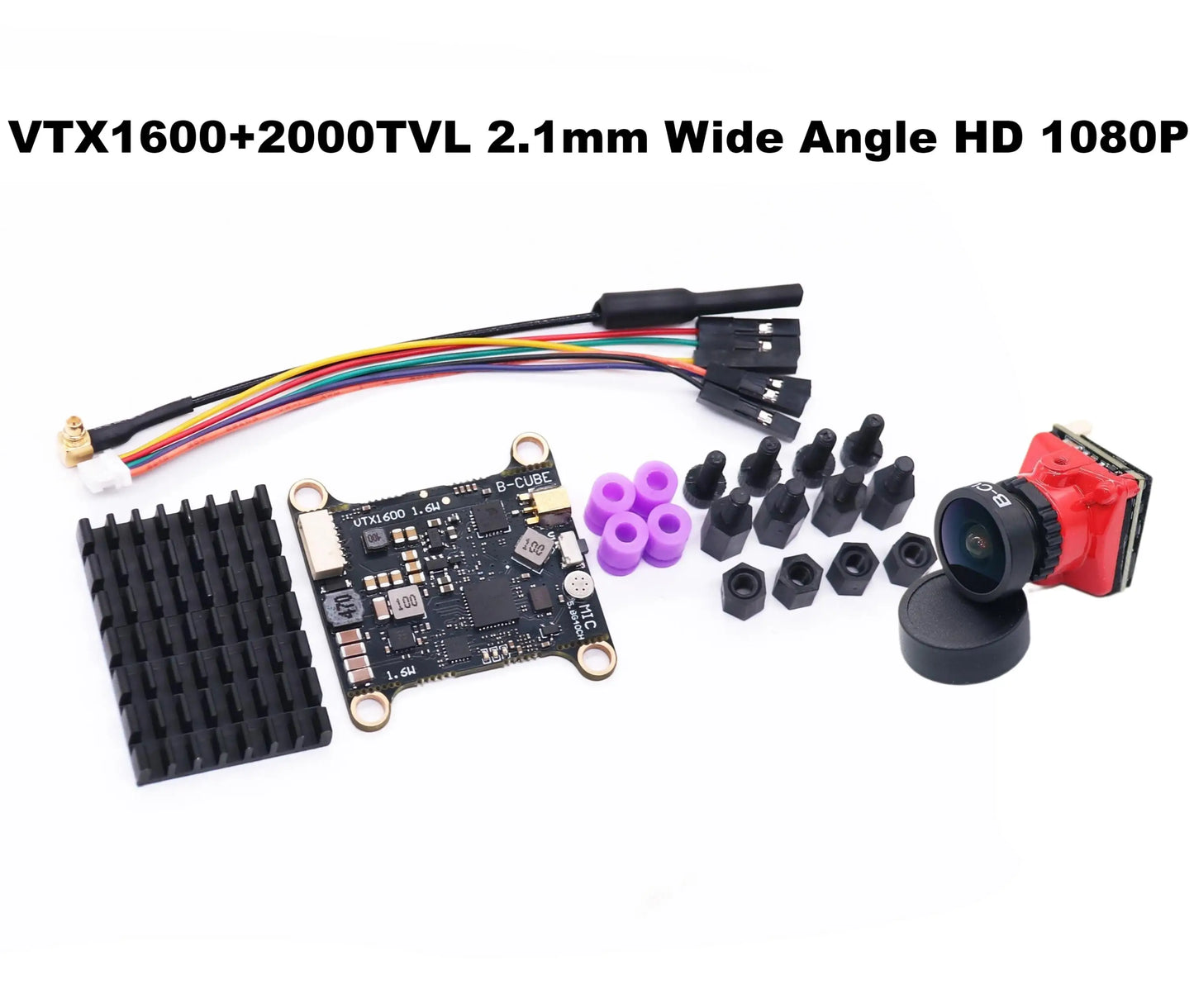 B-CUBE 5.8G VTX 800 1000 1600 2500mW 48CH Input Voltage Video Transmitter Power 25 1000mW