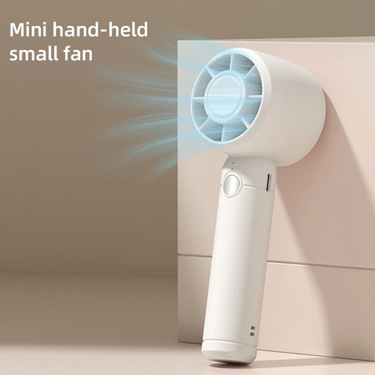 2025 USB Mini Fan Rechargeable  Portable Handheld Cooling Fan for Office Travel outdoor camping