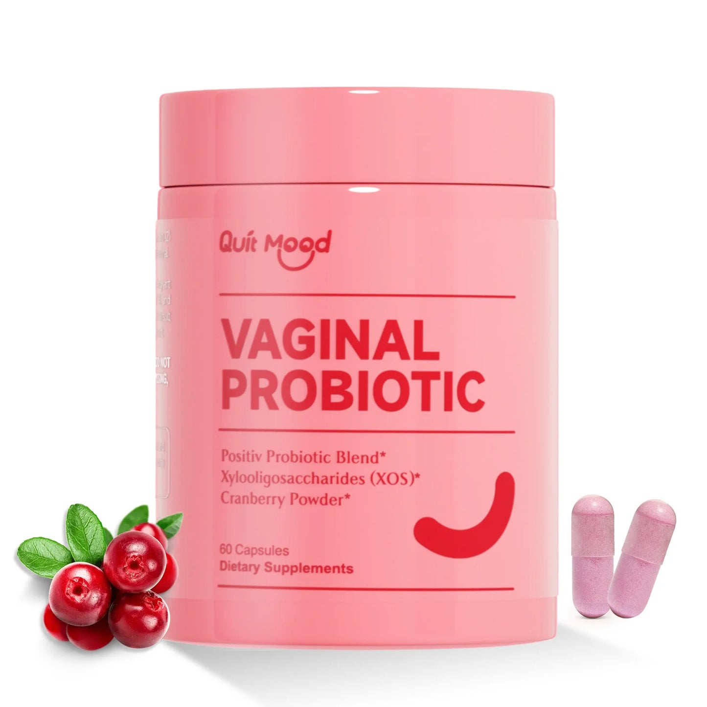 Quitmood Queen's Female-Focused Once-daily  complete V- Probiotics for Women - pH Balance, Odor Control, Yeast & Flora