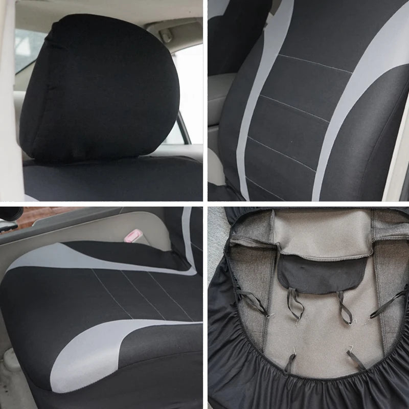 AUTO PLUS Car Seat Covers Universal Size Seat Covers Fit For Most SUV Car Truck Airbag Compatible Car Seat Cushion
