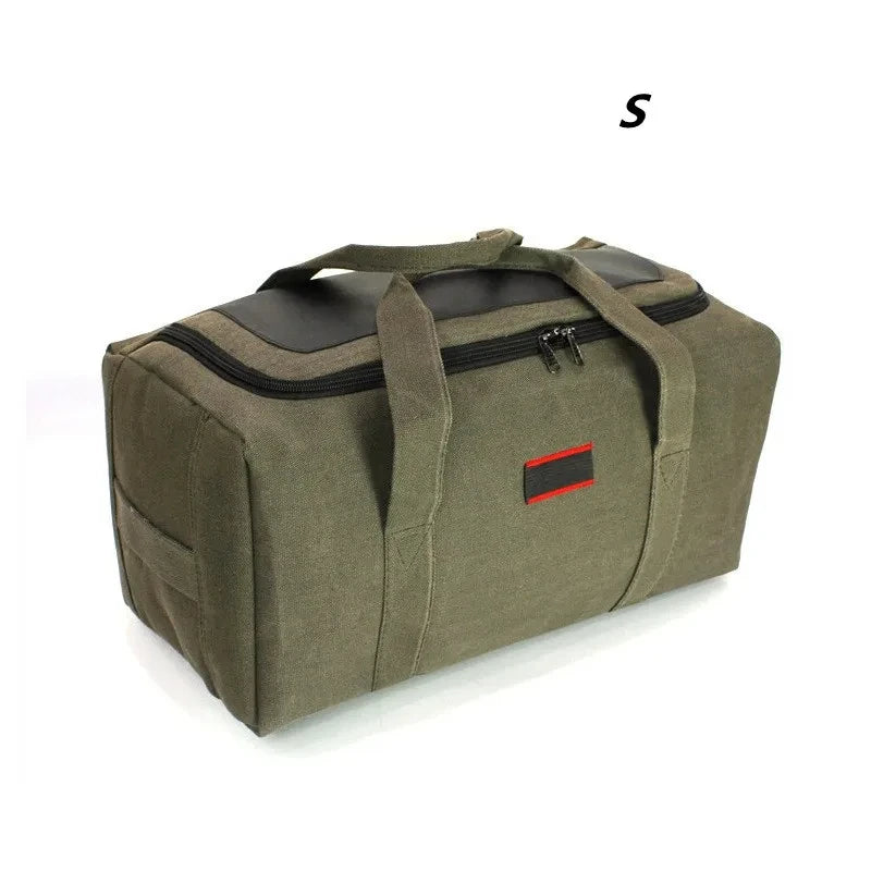 40L 60L 120L Canvas Hiking Climbing Bag Large Capacity Carrying Luggage Bag