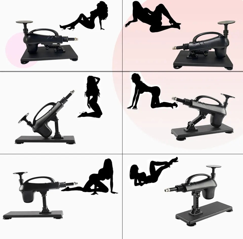 New Wireless Control Sex Machine for Woman Adjustable Masturbating Pumping SexTooys for Men Adult Toys Upgrade Vibrator Dildo