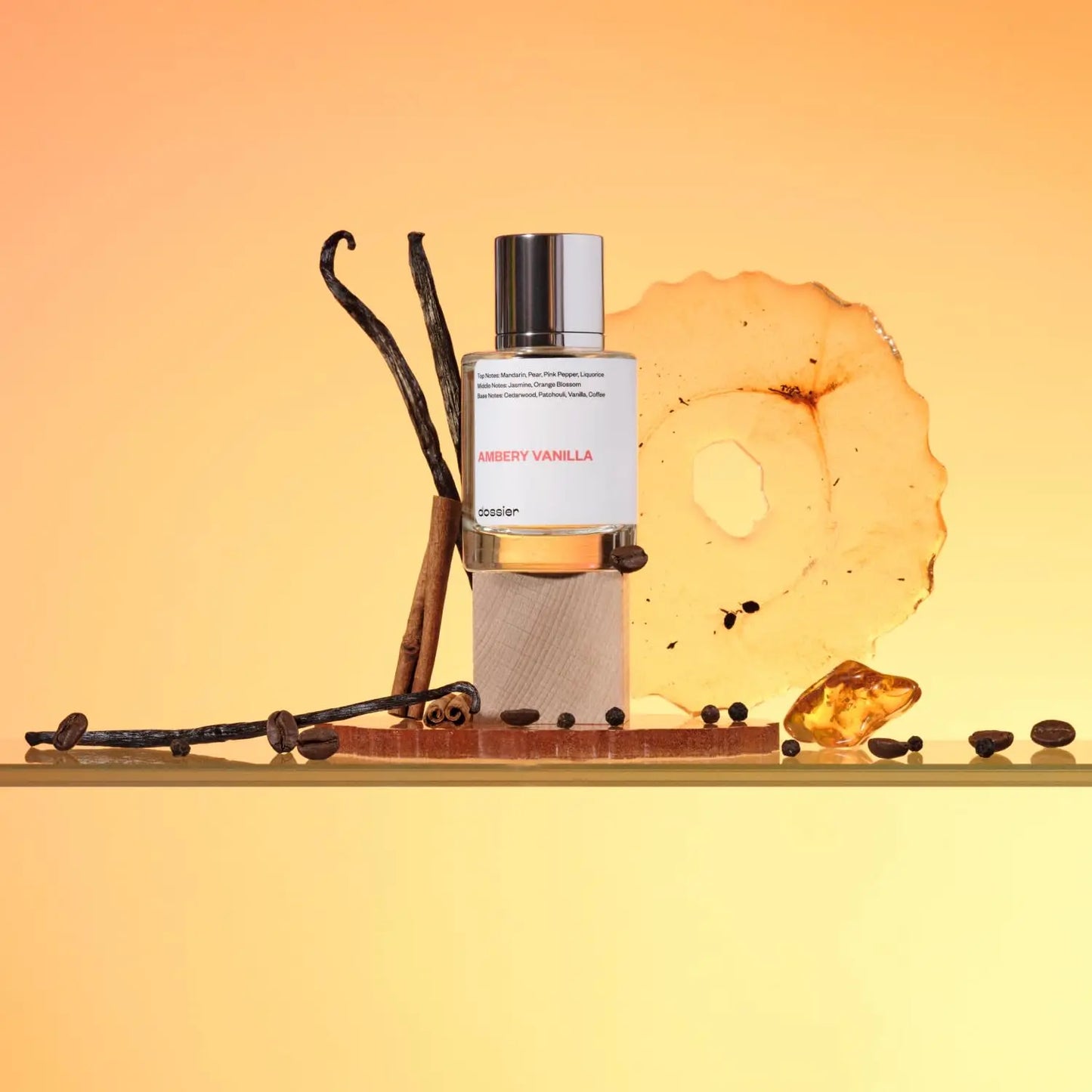 Dossier - Ambery Vanilla 1.7Oz (50ml)  - Inspired by Y S.L's B.lack O.pium - Long-lasting Fragrance - Feminine