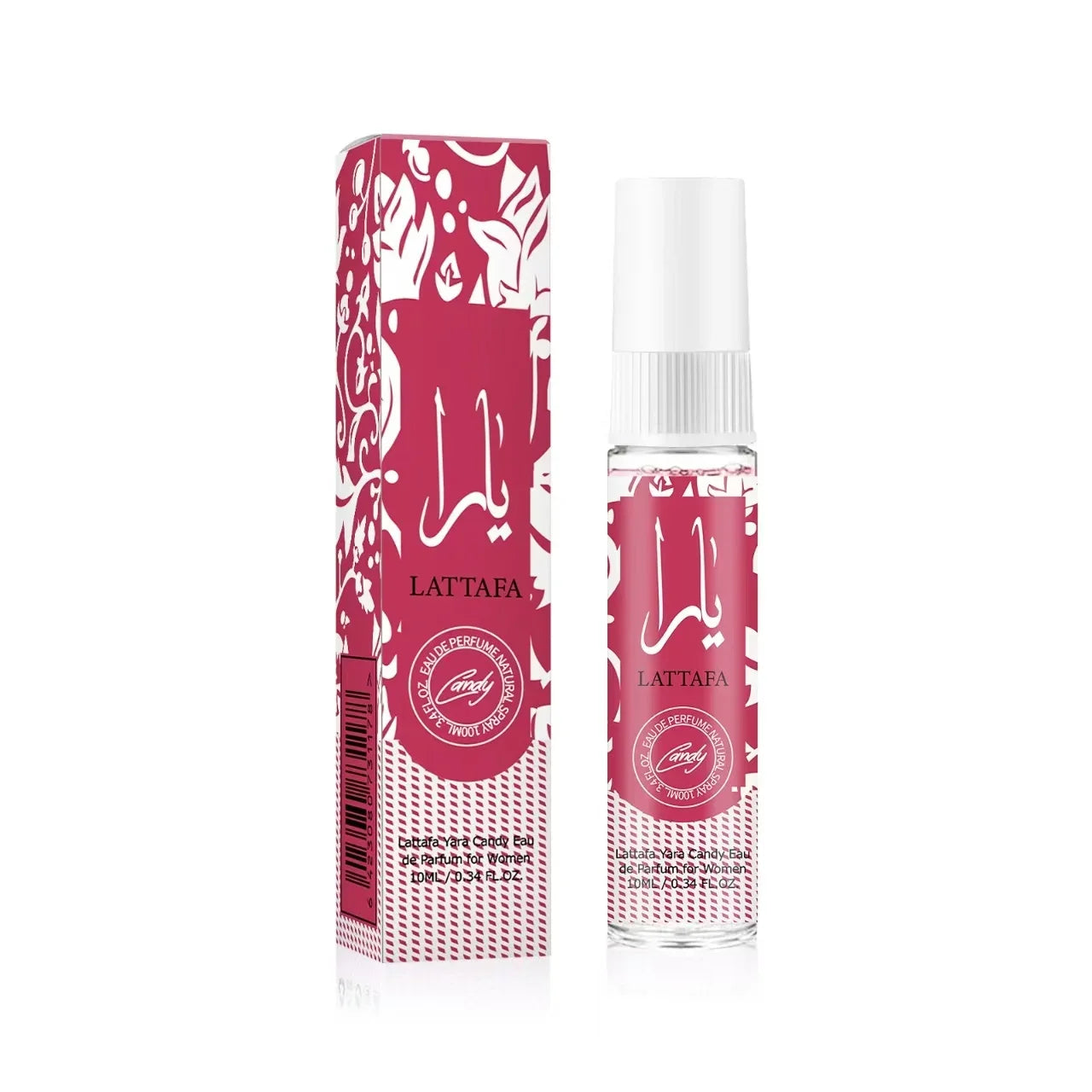 Lattafa Yara Candy Eau de Parfum EDP Spray for Women 3.4 oz/100 ml Pink Yara, Yara Moi, Yara Tous, Asad Zanzibar