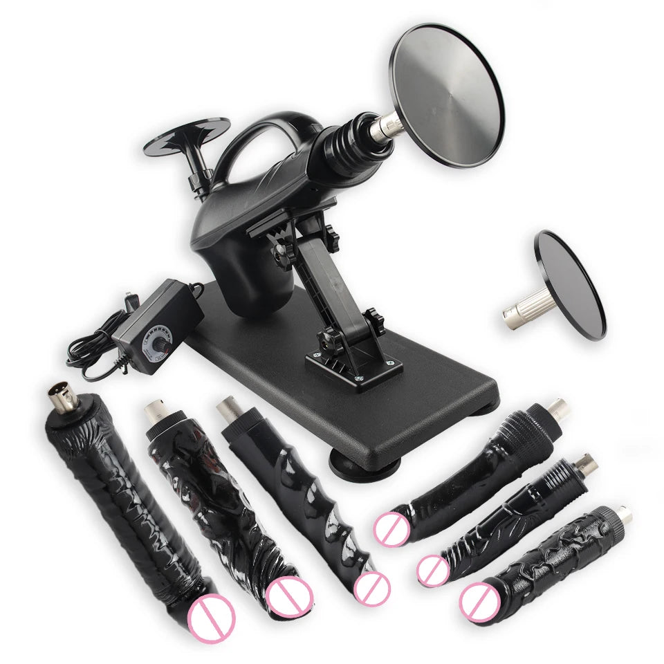 New Wireless Control Sex Machine for Woman Adjustable Masturbating Pumping SexTooys for Men Adult Toys Upgrade Vibrator Dildo