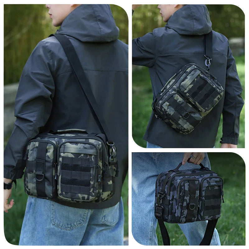 Trekking Tactical Handbags Shoulder Bag Camping Hiking Travel Climbing Fishing Sling Crossbody Molle Bag