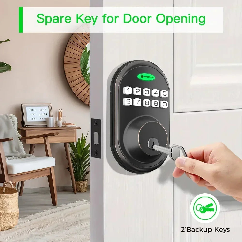 EUUKAIHG Keyless Entry Door Lock, One-Touch Lock/Unlock,