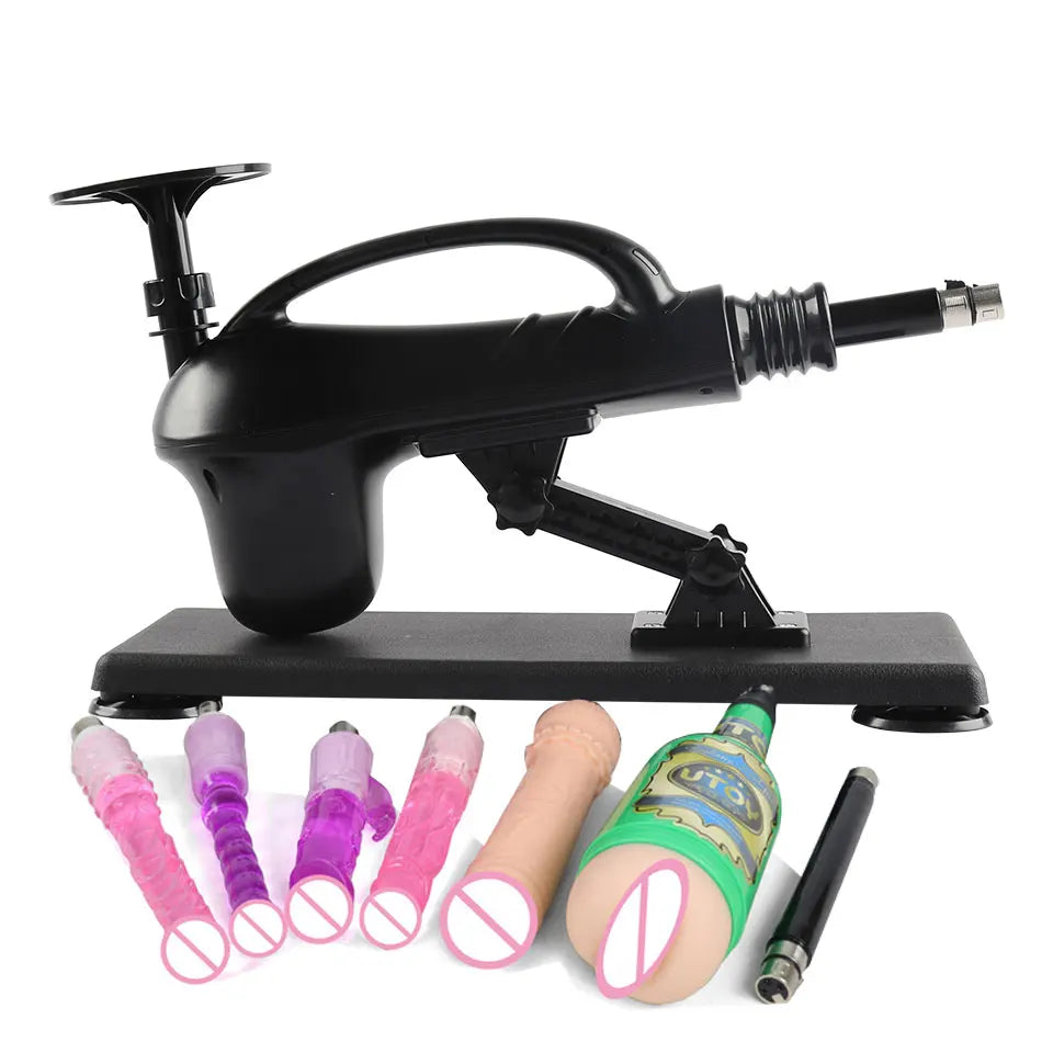 New Wireless Control Sex Machine for Woman Adjustable Masturbating Pumping SexTooys for Men Adult Toys Upgrade Vibrator Dildo