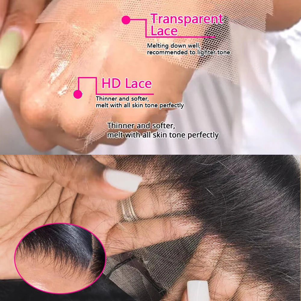 32 34 Inch Straight Wear And Go Glueless Preplucked Human Hair Wigs Ready To Go 4x4 5x5 HD Lace Closure Wig Pre Cut Remy Hair
