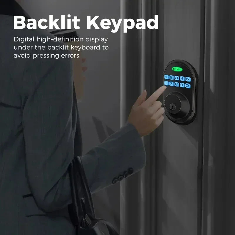 EUUKAIHG Keyless Entry Door Lock, One-Touch Lock/Unlock,