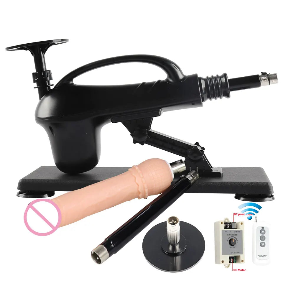 New Wireless Control Sex Machine for Woman Adjustable Masturbating Pumping SexTooys for Men Adult Toys Upgrade Vibrator Dildo