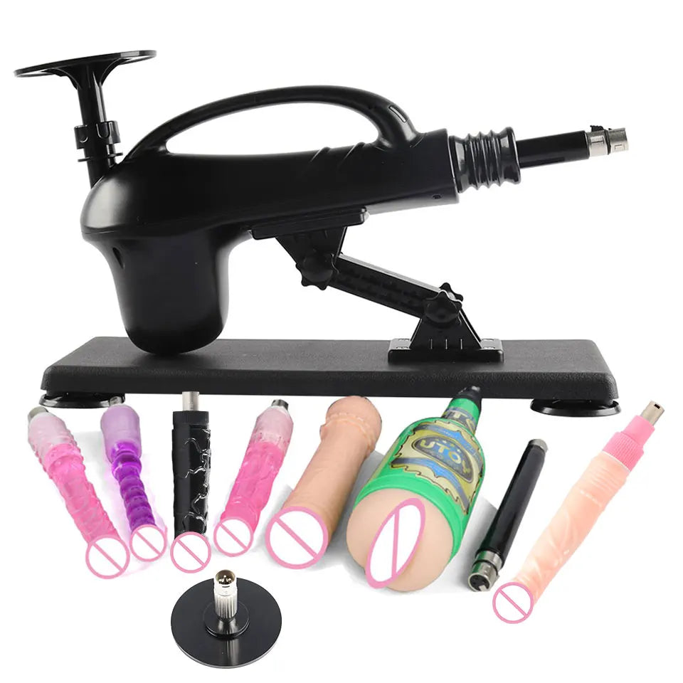 New Wireless Control Sex Machine for Woman Adjustable Masturbating Pumping SexTooys for Men Adult Toys Upgrade Vibrator Dildo