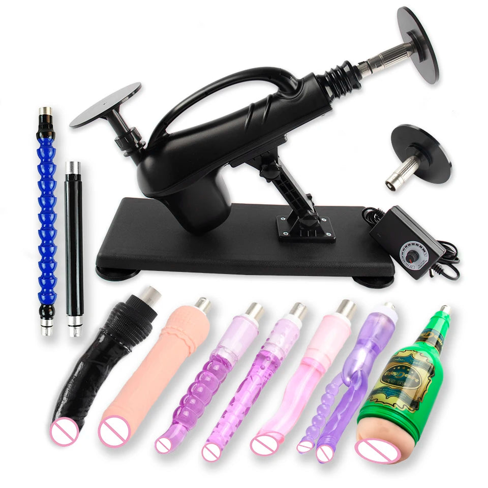 New Wireless Control Sex Machine for Woman Adjustable Masturbating Pumping SexTooys for Men Adult Toys Upgrade Vibrator Dildo