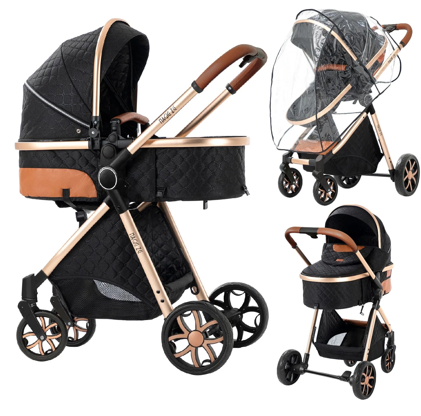 Travel System Newborn Infant Pushchair Carriage Accessories Lightweight Strollers for Baby