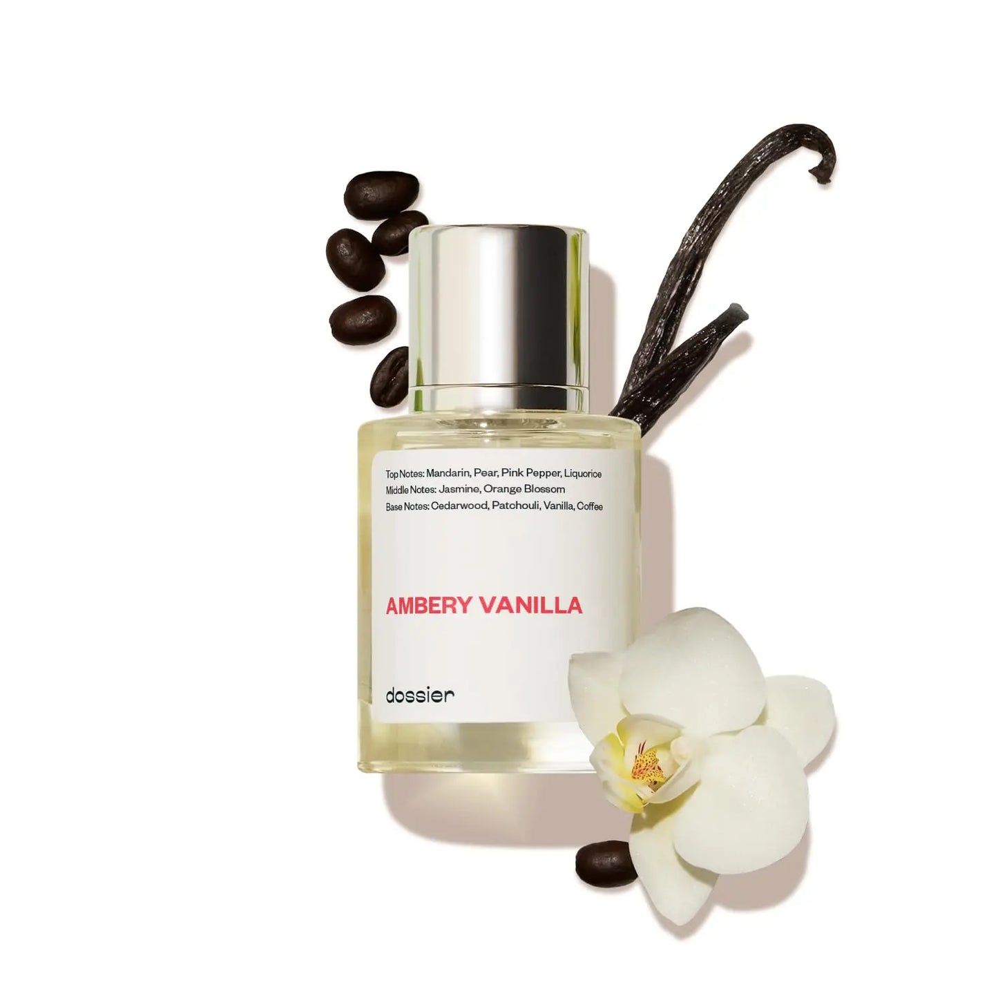 Dossier - Ambery Vanilla 1.7Oz (50ml)  - Inspired by Y S.L's B.lack O.pium - Long-lasting Fragrance - Feminine