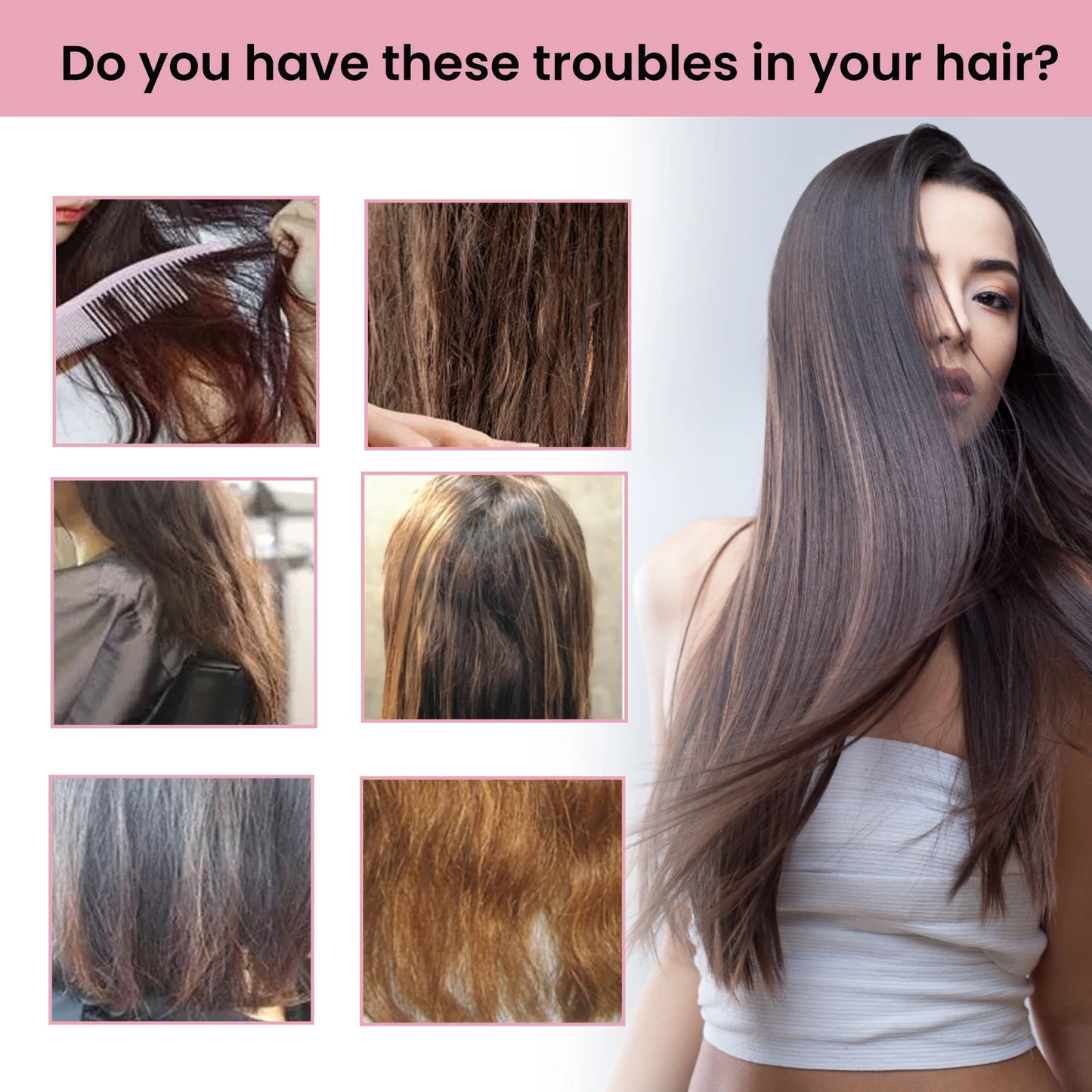 150ml Straightening Hair Care Cream With Hair Comb Straightening Cream for Smooth and Nourishing  Dry Hair