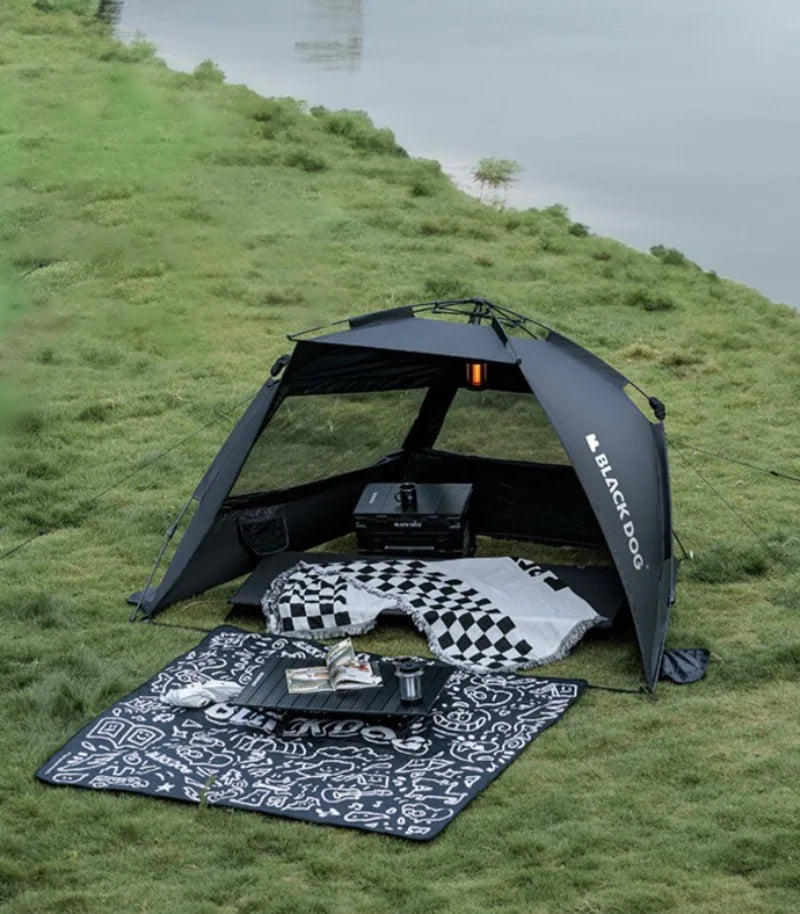 Outdoor Fishing Automatic Tent Ultralight Folding Sunshade Rainproof Double Camping Tent Travel Portable Camping Equipment