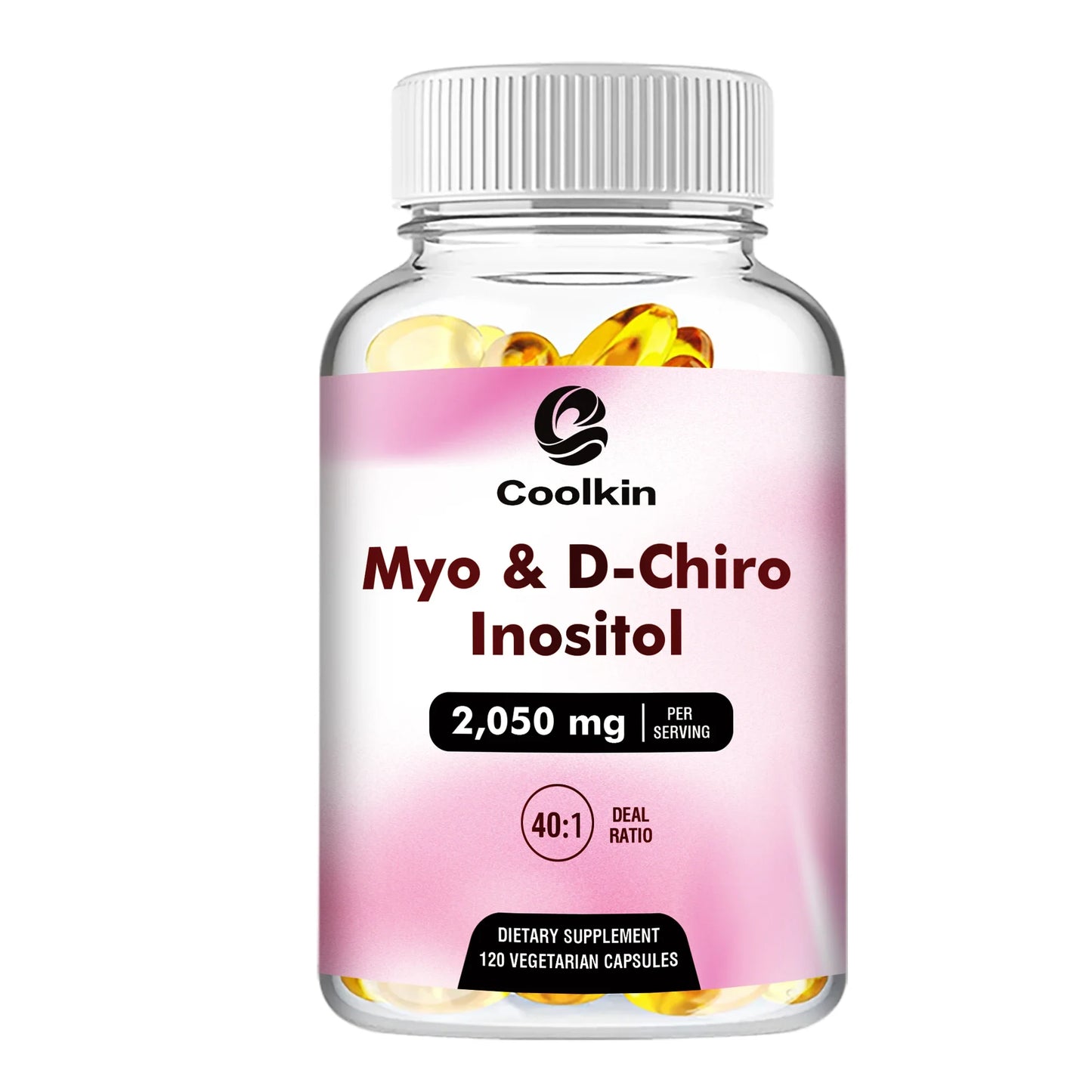 Myo & D-Chiro Inositol Capsules - Supports Ovarian Function,Hormone Balance,Fertility Supplements for Women
