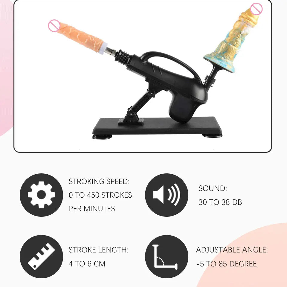 New Wireless Control Sex Machine for Woman Adjustable Masturbating Pumping SexTooys for Men Adult Toys Upgrade Vibrator Dildo