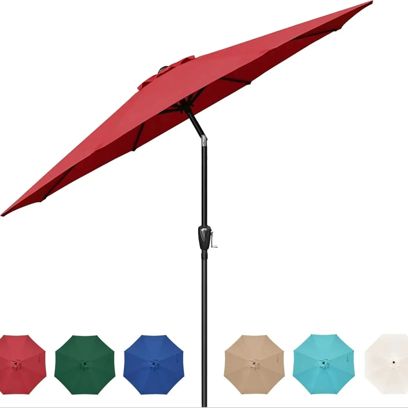 9' Outdoor Patio Umbrella, Market Table Umbrella