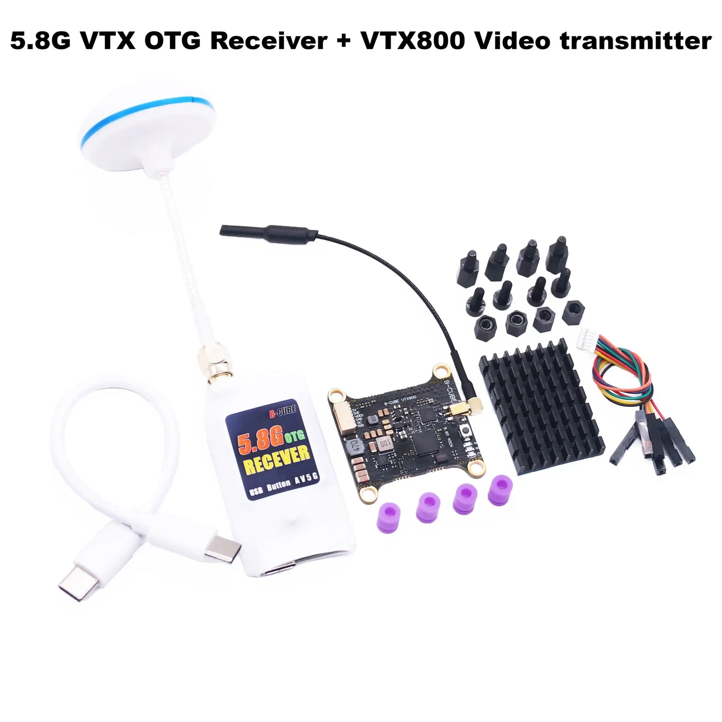 B-CUBE 5.8G VTX 800 1000 1600 2500mW 48CH Input Voltage Video Transmitter Power 25 1000mW