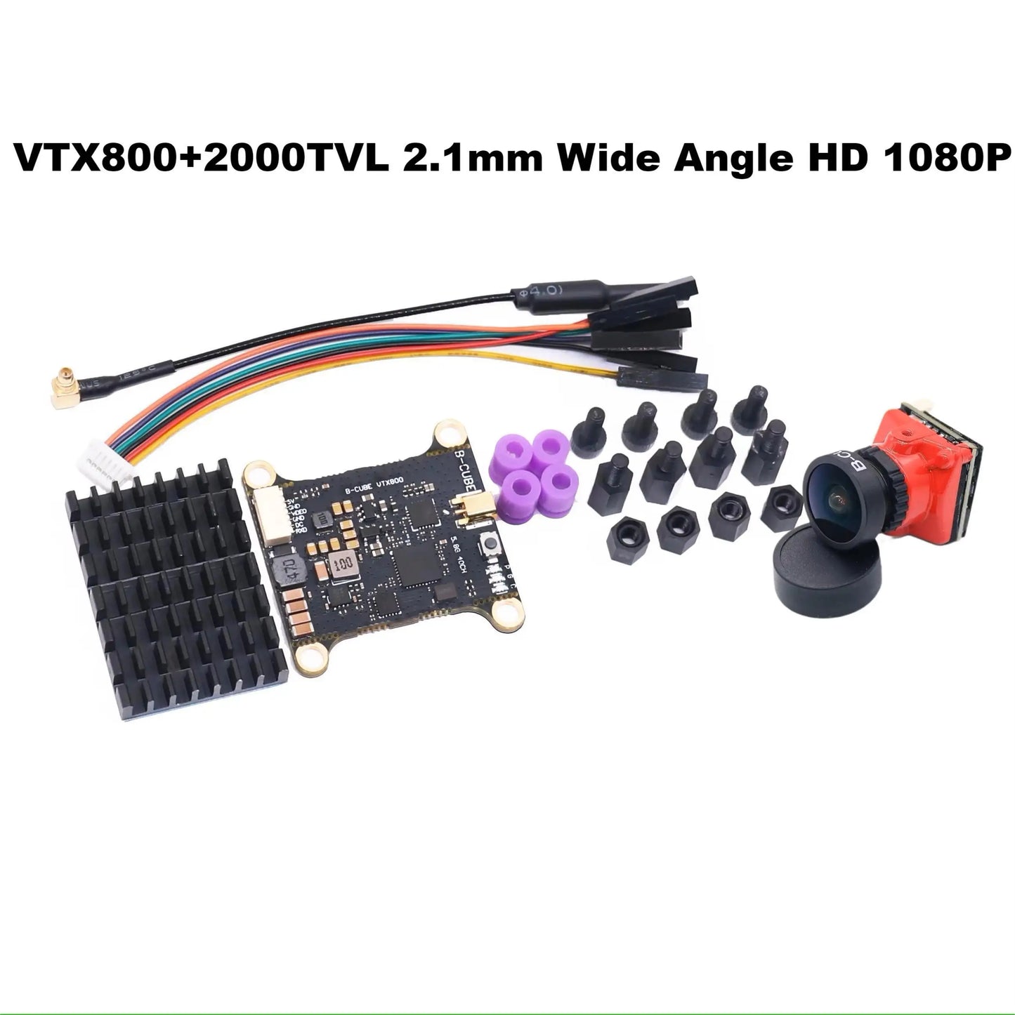 B-CUBE 5.8G VTX 800 1000 1600 2500mW 48CH Input Voltage Video Transmitter Power 25 1000mW