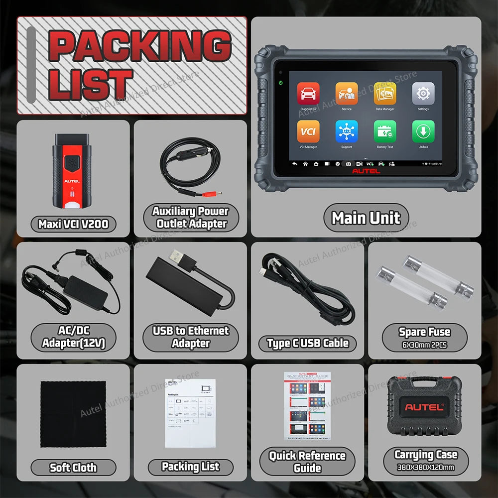 Autel MaxiCOM MK906S PRO OBD2 Diagnostic Scanner Advanced ECU Coding Diagnostic Tool Bi-directional Scanner Support CAN FD/ DoIP