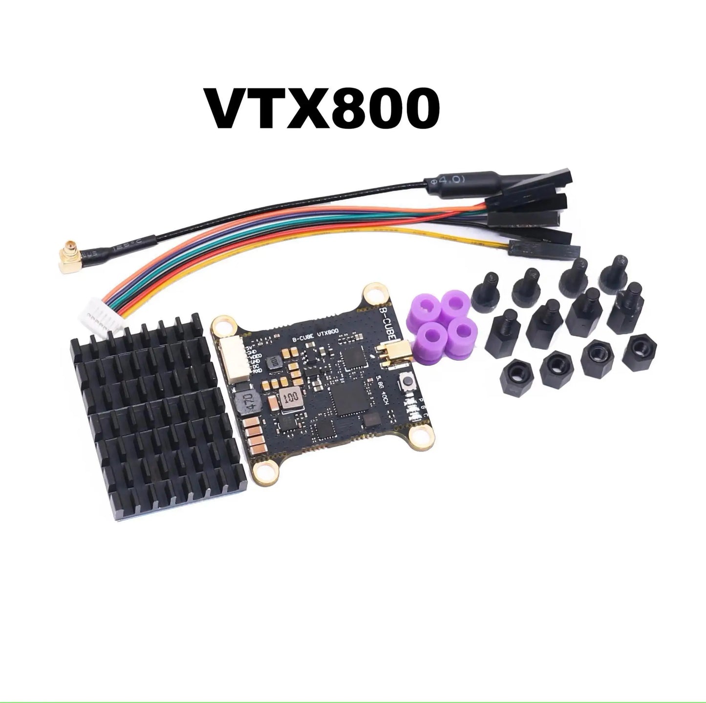 B-CUBE 5.8G VTX 800 1000 1600 2500mW 48CH Input Voltage Video Transmitter Power 25 1000mW