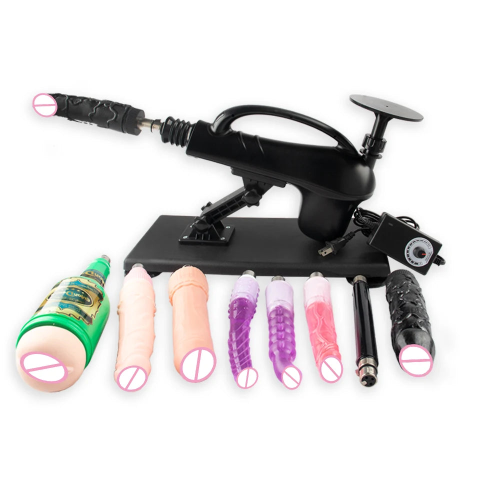 New Wireless Control Sex Machine for Woman Adjustable Masturbating Pumping SexTooys for Men Adult Toys Upgrade Vibrator Dildo