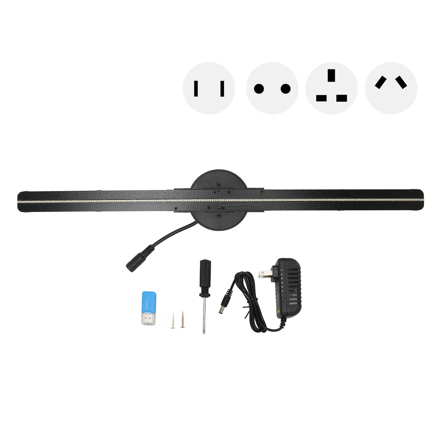 WiFi 3D Hologram Fan Multiple Control Methods 2000x224 3D Hologram Projector