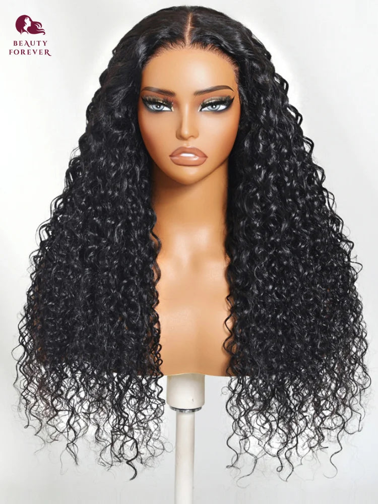 Beauty Forever 13x4 Pre-Everything™ Lace Frontal Human Hair Wig Bye Bye Knots Water Wave Curly Glueless Wig