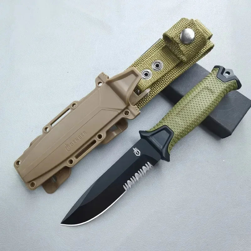 2024 Stainless Steel Outdoor Survival Knife Portable Camping Pocket Knife