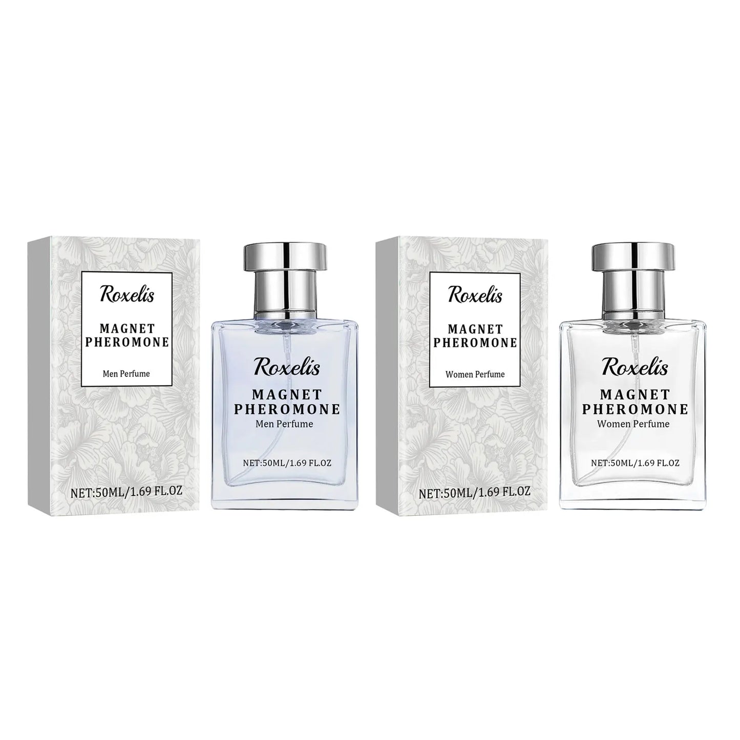 Roxelis 50ml Magnet Pheromone Perfume Men Women Lasting Fragrance Release Charming Dating Atmosphere