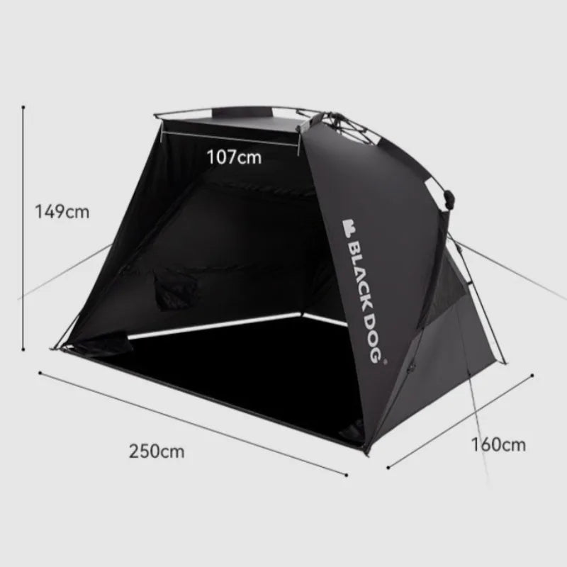 Outdoor Fishing Automatic Tent Ultralight Folding Sunshade Rainproof Double Camping Tent Travel Portable Camping Equipment