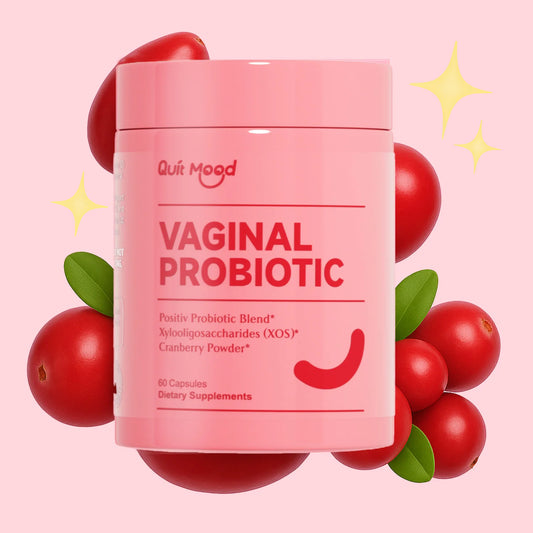 Quitmood Queen's Female-Focused Once-daily  complete V- Probiotics for Women - pH Balance, Odor Control, Yeast & Flora