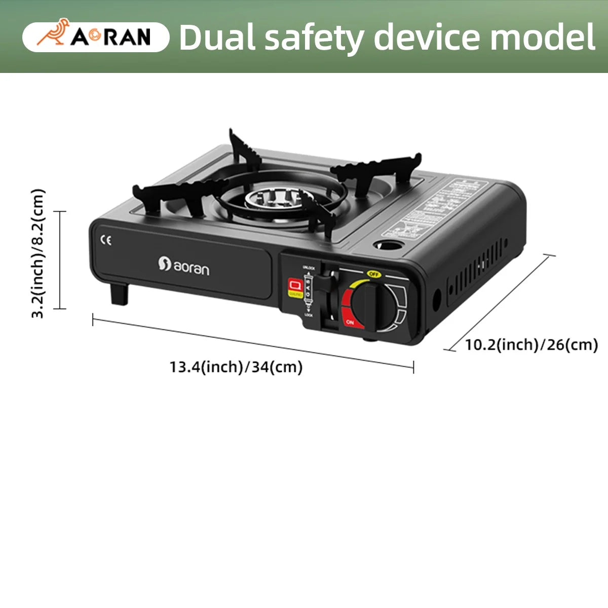 Cassette Stove Household Outdoor Portable Stove Grill 2900W High Fire Gas Stove