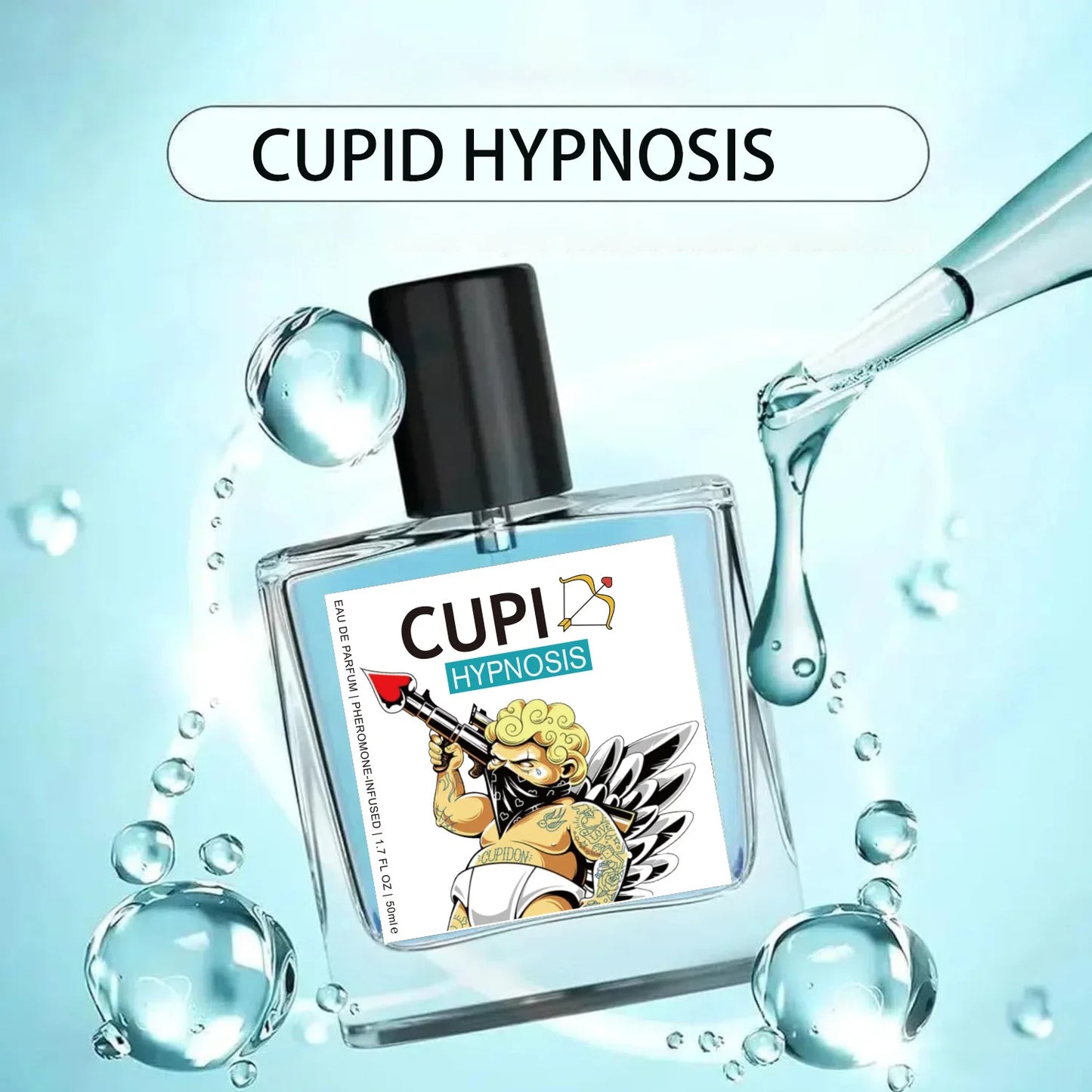 50ML Cupid Hypnosis Perfume Long Lasting Pheromone light Fragrance Perfume Cologne for Men and Women