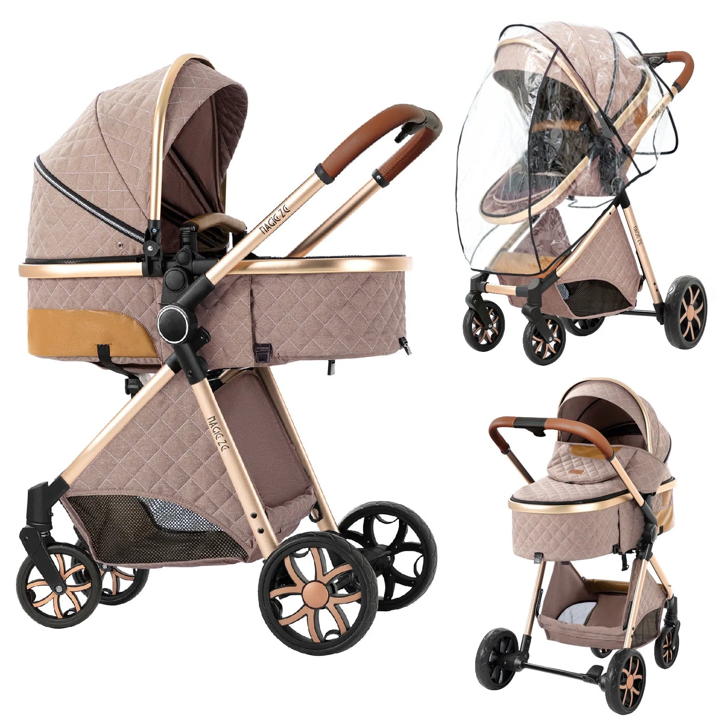 Travel System Newborn  Infant  Pushchair Carriage  Accessories Lightweight Strollers for Baby