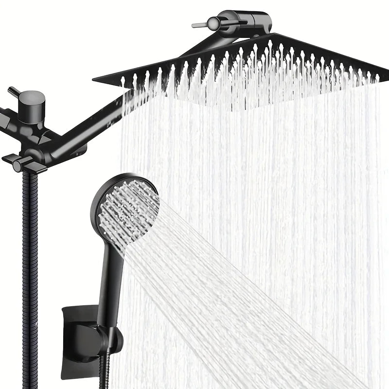 Bathroom chrome plated concealed stainless steel pressurized shower