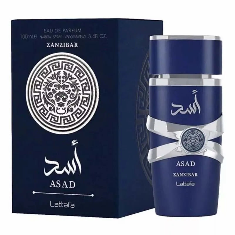 Asad by Lattafa Perfumes for Unisex Eau de Parfum Spray 3.4 Oz / 100 ML