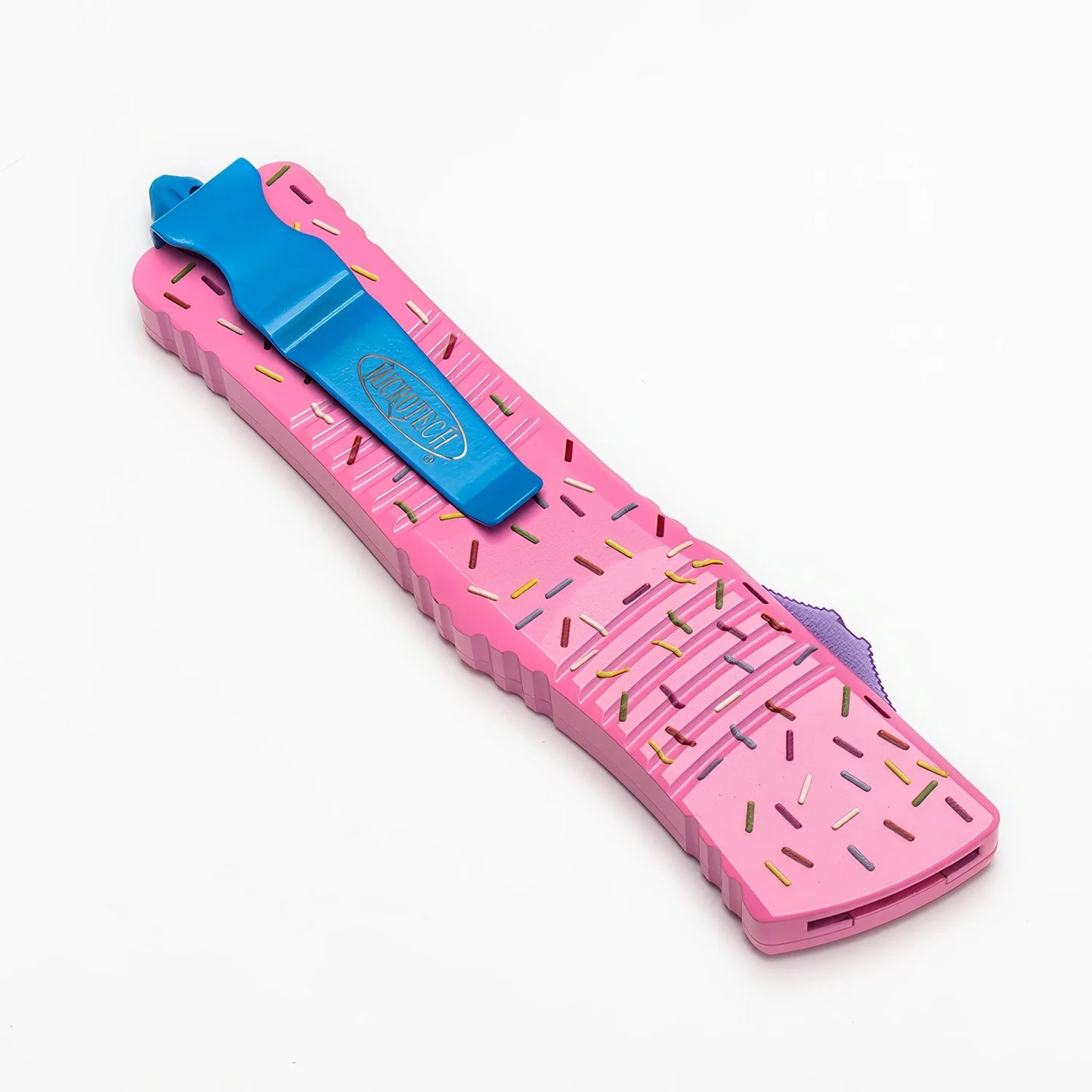 Microtech Dragon Dessert Donut  OTF Blue Blade D2 Outdoor