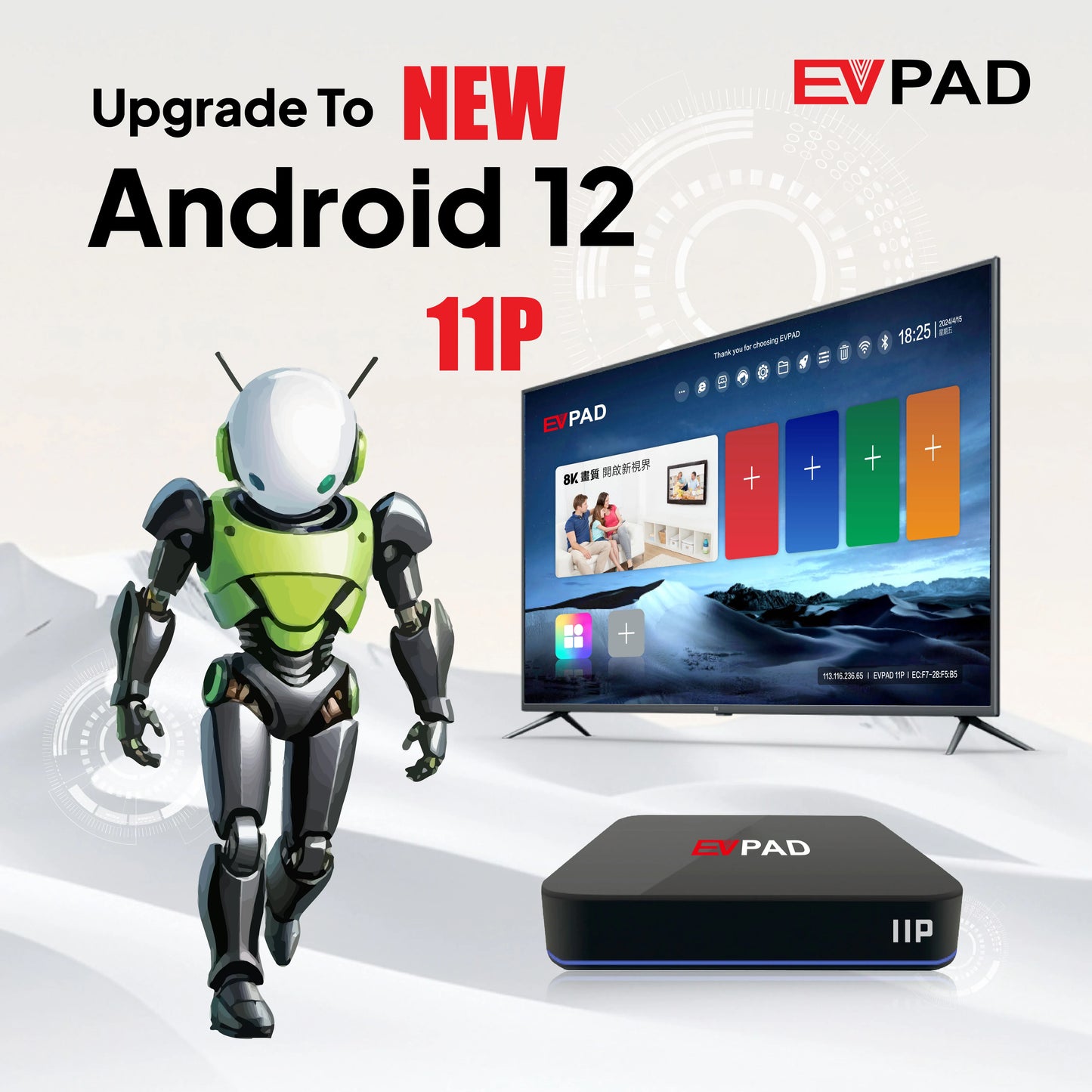 [Genuine]Evpad 11P 2025 tv box Android TV Box 4G64G best set top box&11s hot